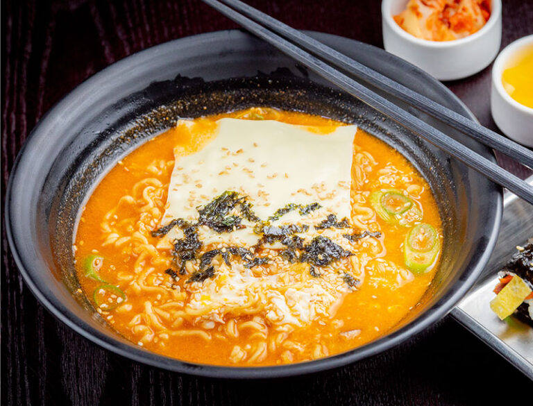 5. CHEESE RAMEN Izzi Korean Kitchen